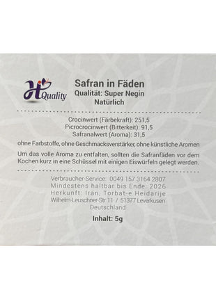 Premium Safran – Super Negin–5g Höchste Qualität aus dem Iran- Safran Kaufen3